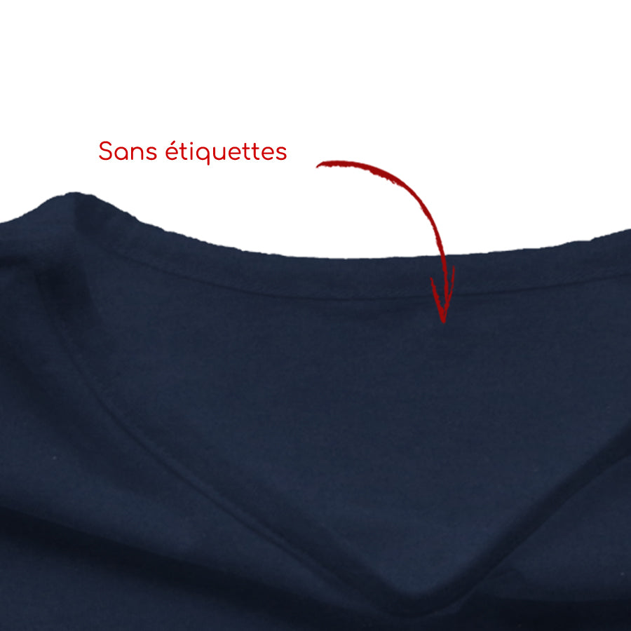TEE-SHIRT ADULTES REVERSIBLE MANCHES COURTES