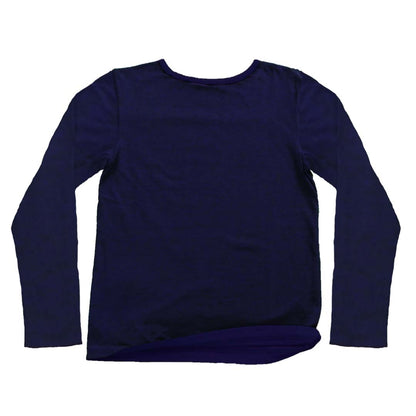 Unisex Adult Unisex Long Sleeve T-Shirt REVERSIBLE TO THE SPOT